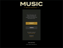 Tablet Screenshot of musicaficionado.com